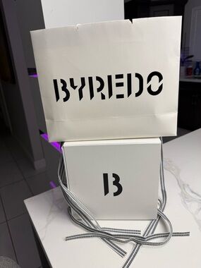 Byredo Cream Rope-Handled Gift Bag and gift box